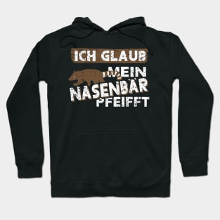 Nasenbär Liebe Tiermotiv Frauen Rüsselbär Hoodie